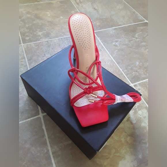 SEXY HIGH HEEL STILETTO SANDALS SIZE: 8.5 - Picture 6 of 8